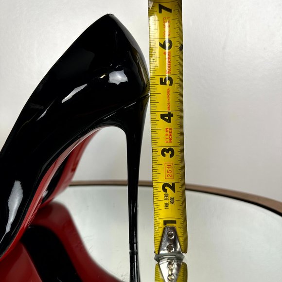 CHRISTIAN LOUBOUTIN Pigalle Follies Pointed Toe Pump Size in Black 10US / 40EU - Picture 12 of 16